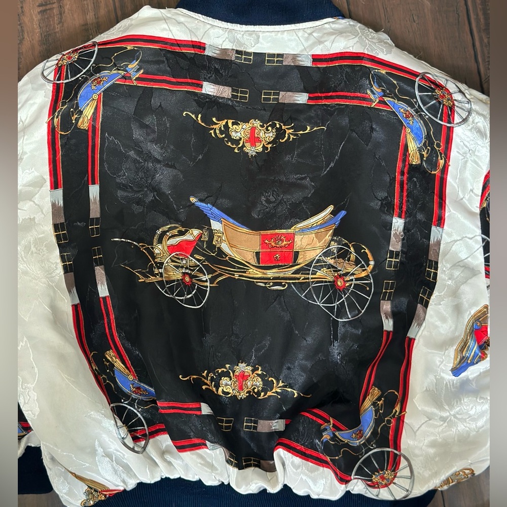 Charles Klein Multicolor Bomber Jacket - Picture 5 of 5